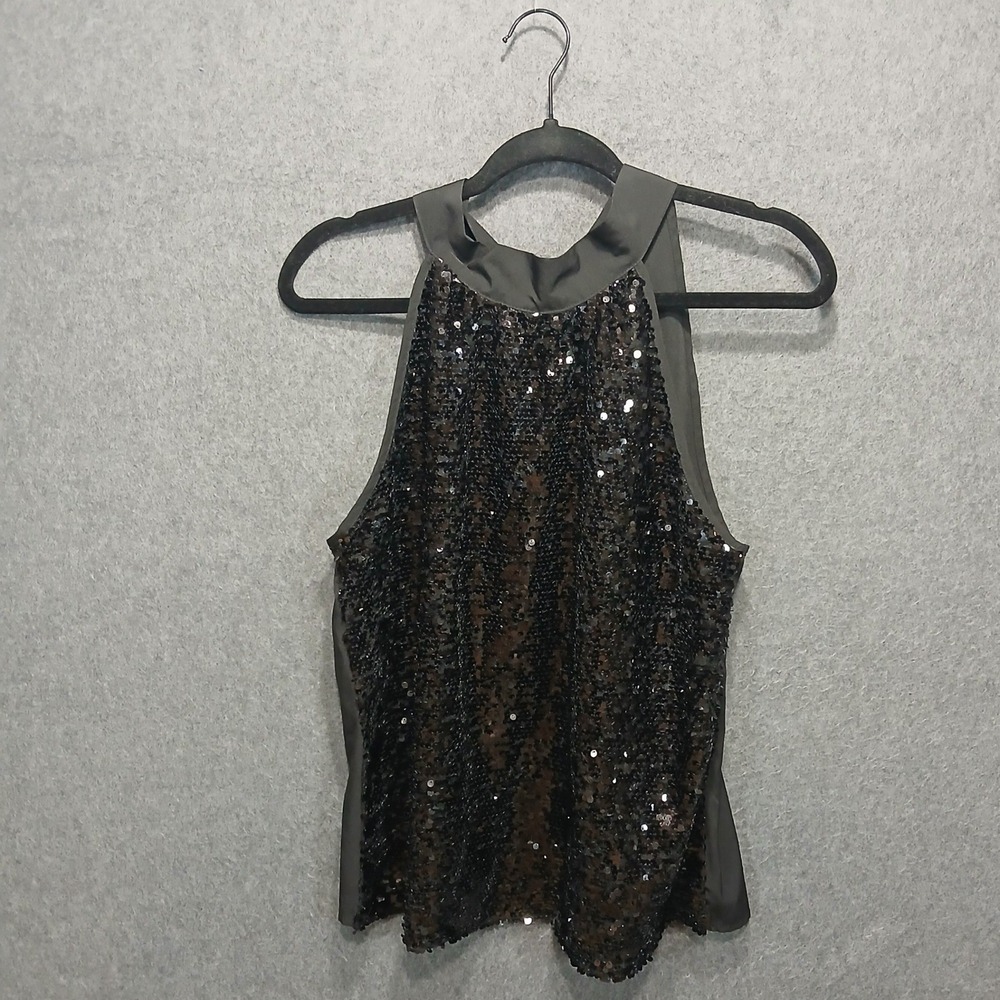 LG Sequin Halter Tie Neck club gothic fairy coquette flirty indie sleaze y2k